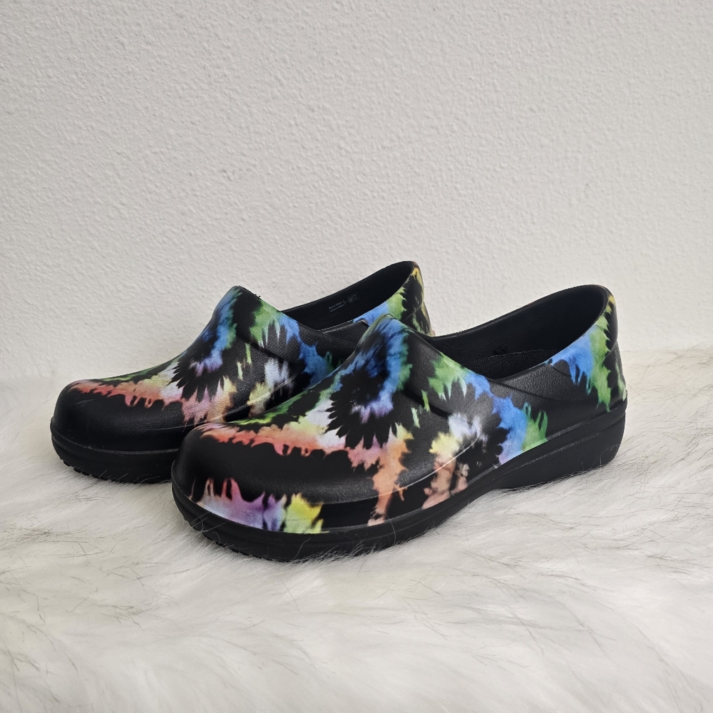 Crocs Neria Tie-Dye Clogs 8